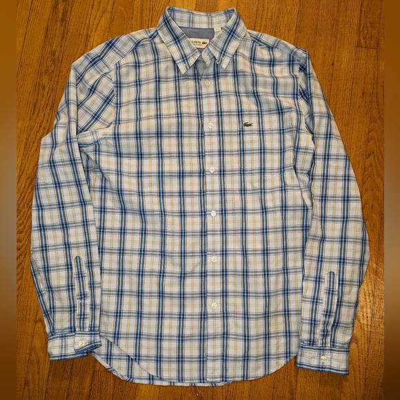 Men Lacoste button up shirt size medium - Picture 1 of 7